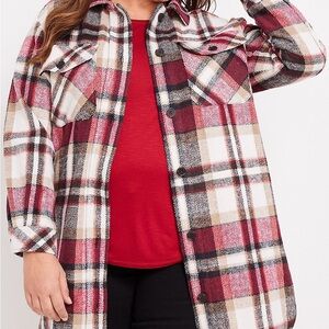 Maurice’s Plaid Button-Up Shacket